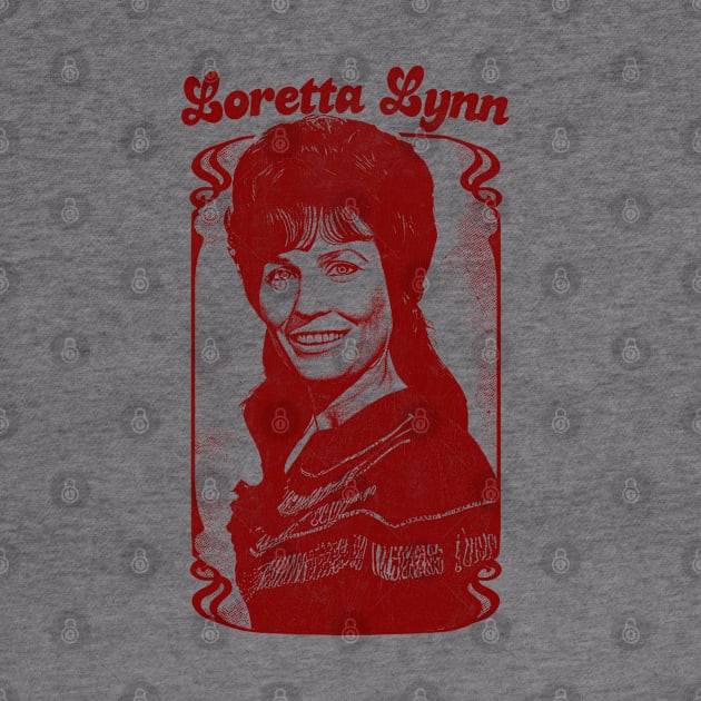 Loretta Lynn // Retro Style Fan Art Design by DankFutura